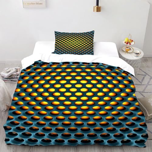 Housse de couette portrait graffiti 3D en microfibre 135x200 cm - 2
