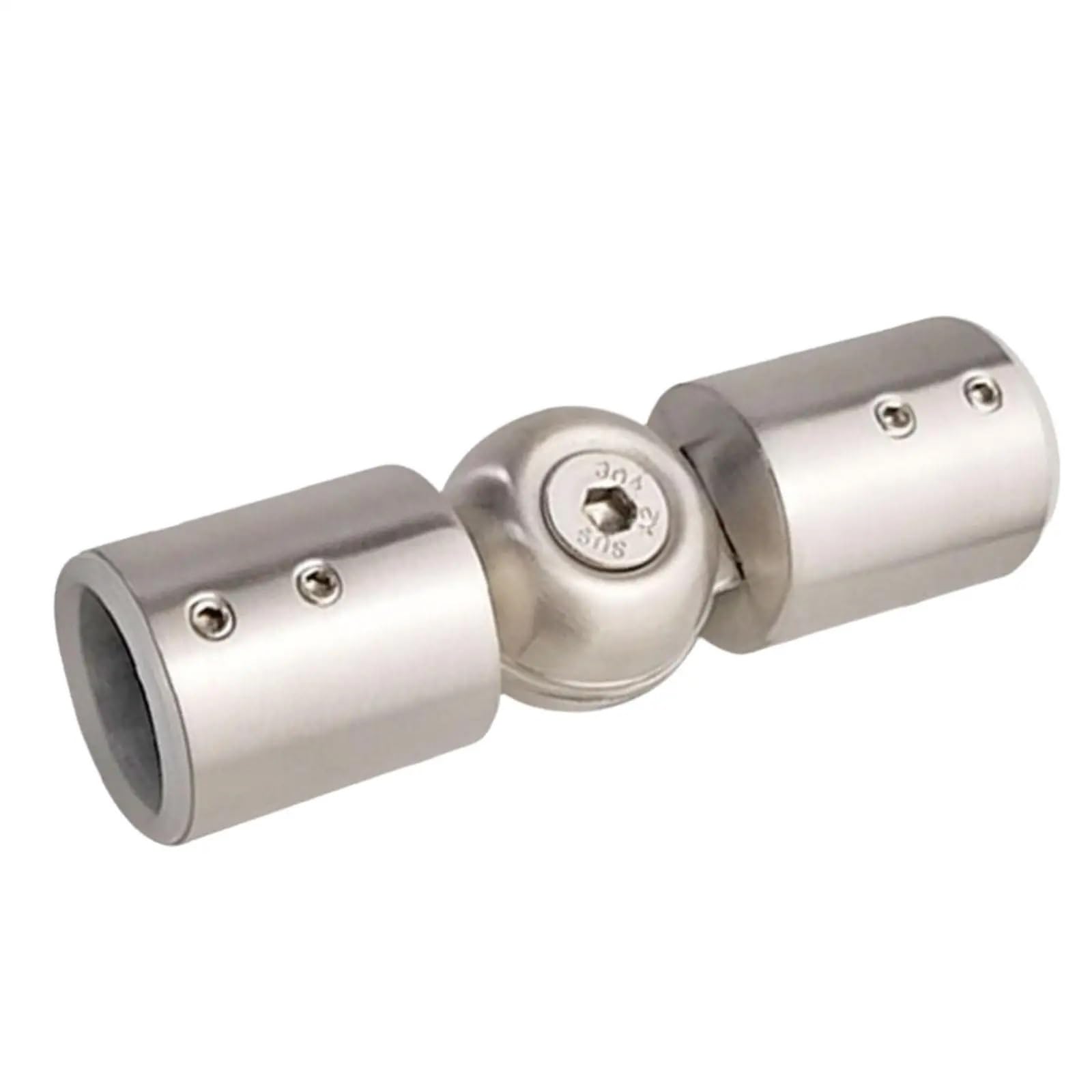 Corner Curtain Rod Connectors Rod Connector Stainless Steel Shower Room for Bay Window Curtain Rods Bathroom Glass Door Hinged Elbow Adjustable(25mm brushed)
