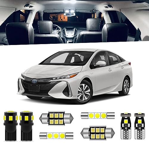 Kit Led Interior Prius 8 Piezas Toyota 2016-2021 Blanco 6000K