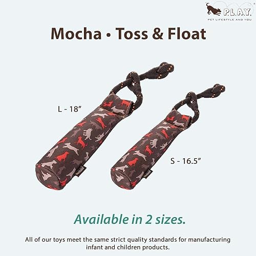 Miniatura 6 de P.L.A.Y. - Bonitos juguetes para perros al aire libre, tira y flota de cuerda de entrenamiento duradera, ideal para cachorros y perros pequeños,