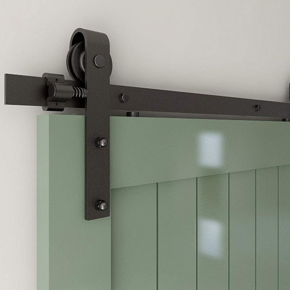 Wolfbird Sliding Door Fitting 200 cm / 6.6 ft Sliding Door System Sliding Rail Wooden Sliding Door Fitting Set for Double Doors - Image 4
