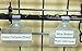 Wire Basket Label Holders, Plastic Sign Clip for 3/8