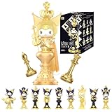 TOP TOY サンリオ(SANRIO)クロミ・チェス シリーズ【1ピース】ガチャガチャ ブラインドボックス フィギュア ソフビ PVC プレミアム おもちゃ 誕生日 プレゼント Kuromi キャラクターコレクター向け