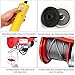 Goplus 440LBS Lift Electric Hoist Crane Remote Control Power System, Carbon Steel Wire Overhead Crane Garage Ceiling Pulley Winch w/Emergency Stop Switch, UL Approval