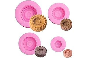 Silicone 3D Round Tire Chocolate Candy Mold Set