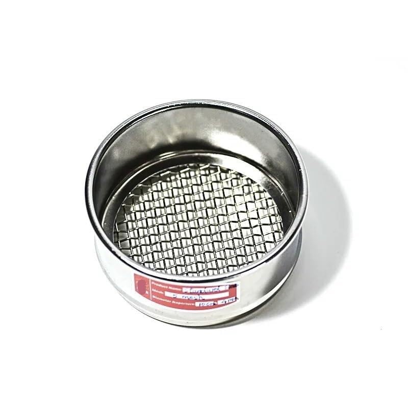 Setaccio standard for test di laboratorio - Diametro 10 cm, maglia in acciaio inossidabile 304 SUS, maglia 4-10 for campionamento e ispezione(6 mesh)