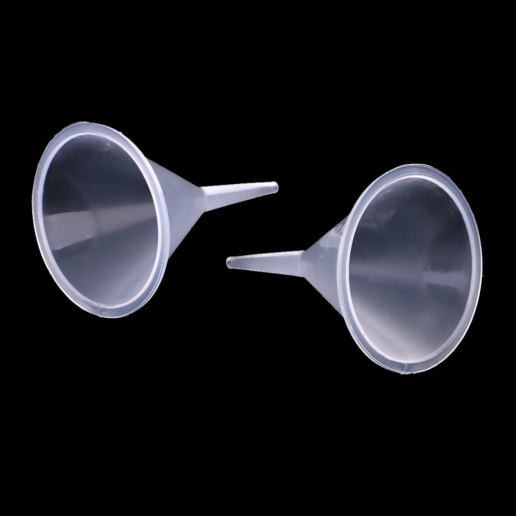3PCS Entonnoir Transparent, Entonnoir Cuisine, Mini Entonnoirs en Plastique pour Transfert De Parfum Liquide Sable, pour Transfert Liquide De Poudre Huile Alimentaire