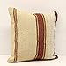 Handmade Kilim pillow 16x16 inch Decorative pillow Boho design Ethnic pillow Cushion Cover
