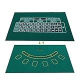 tapete para ruleta Compacta estera de póquer profesional, fácil de llevar