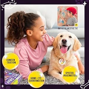 JOLLYJINKS Paw Print Kit for Dogs and Cat (Makes 4), Dog Clay Paw Print Impression Kit Keepsake for Pet with Customization Tool and Display Stands as Ornament