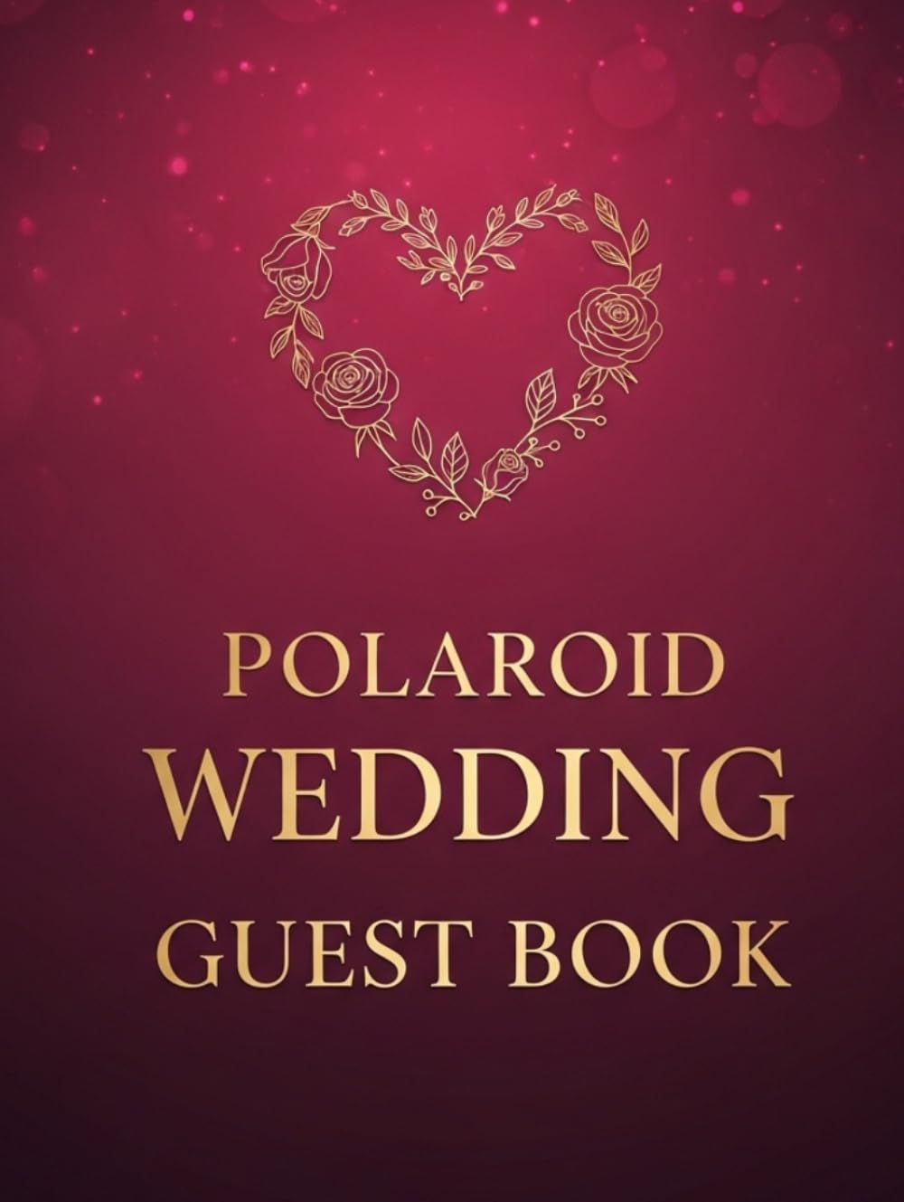 Livre d'or Polaroid haut de gamme : album de mariage luxueux pour photos instantanées