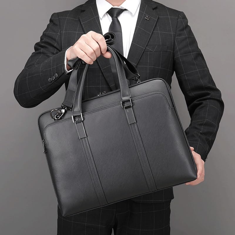 Men's Bag Briefcase Tote Bag Business Computer Bag Cross Print Business Bag3