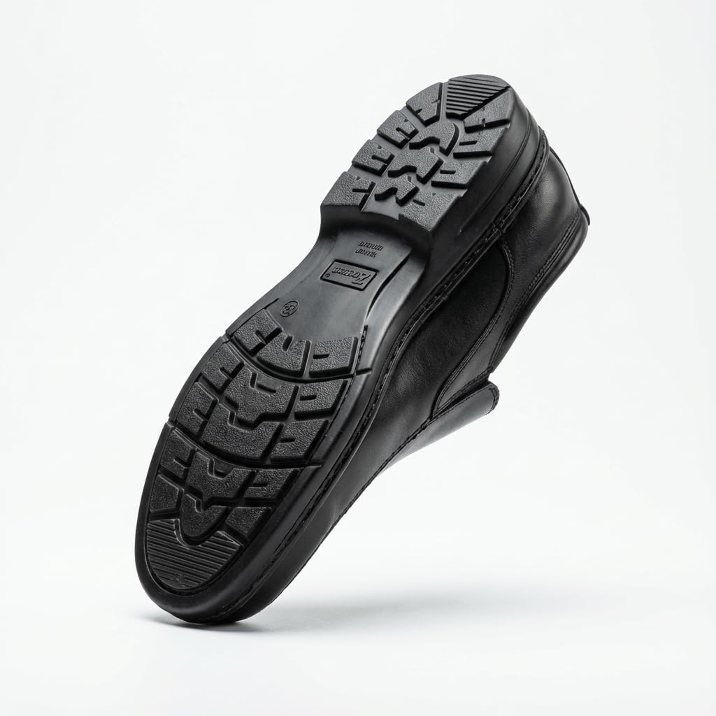 Zapatos Mocasines Hombre Cuero y Nobuck: Estilo Castellano de Vestir sin Borlas. Suela Dura Resistente y Acabado Brillante o Mate. Ideal Traje Boda y Uso Diario. Diseño Italiano Clásico y Moderno