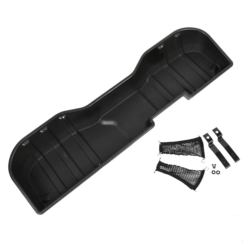 JMTAAT Underseat Storage Box Compatible with Crew Cab Silverado/Sierra 2007-2019 1500 / 2500HD / 3500HD Under Seat Storage Replacement for #23183674