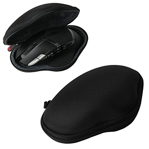 Hermitshell Travel EVA Nylon Couverture Housse étui de Protection et Un Mousqueton pour Logitech G602 Gaming Wireless Mouse Souris