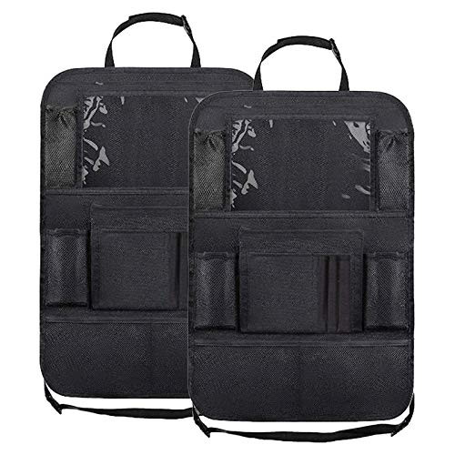 Organizador Maletero Coche Backseat Organizador de Coches Universal Automóvil Asiento Atrás Bolsa de Almacenamiento Bolsa de Almacenamiento Candidaje Organizadores multifunción Black