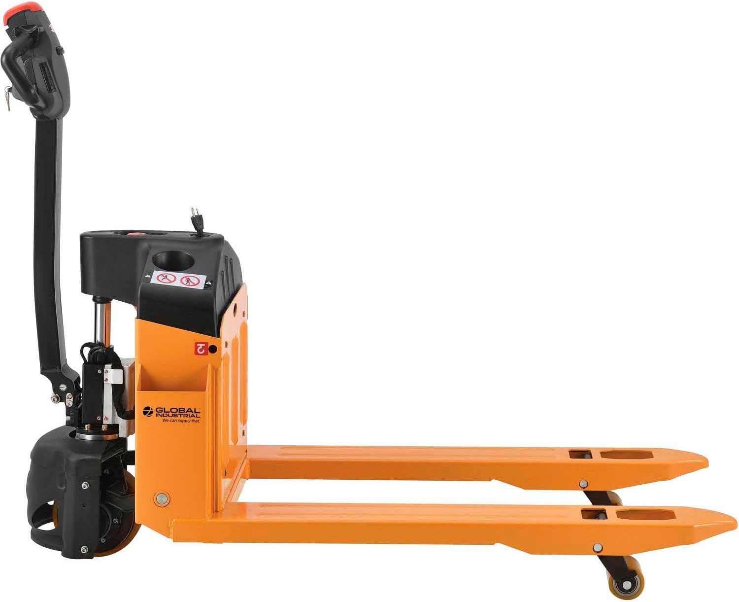 Global Industrial Self-Propelled Electric Pallet Jack Truck, (2) 60AH Batteries, 3300 Lb. Cap.