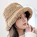 Chapeau Bob Femme Homme Chapeau De Pêcheur en Cheveux d'agneau Femme Automne Et Hiver Mignon Plus Capuchon d'oreille Épais en Velours Chapeau De Bassin en Peluche Sauvage Ins-Khaki_One_Size
