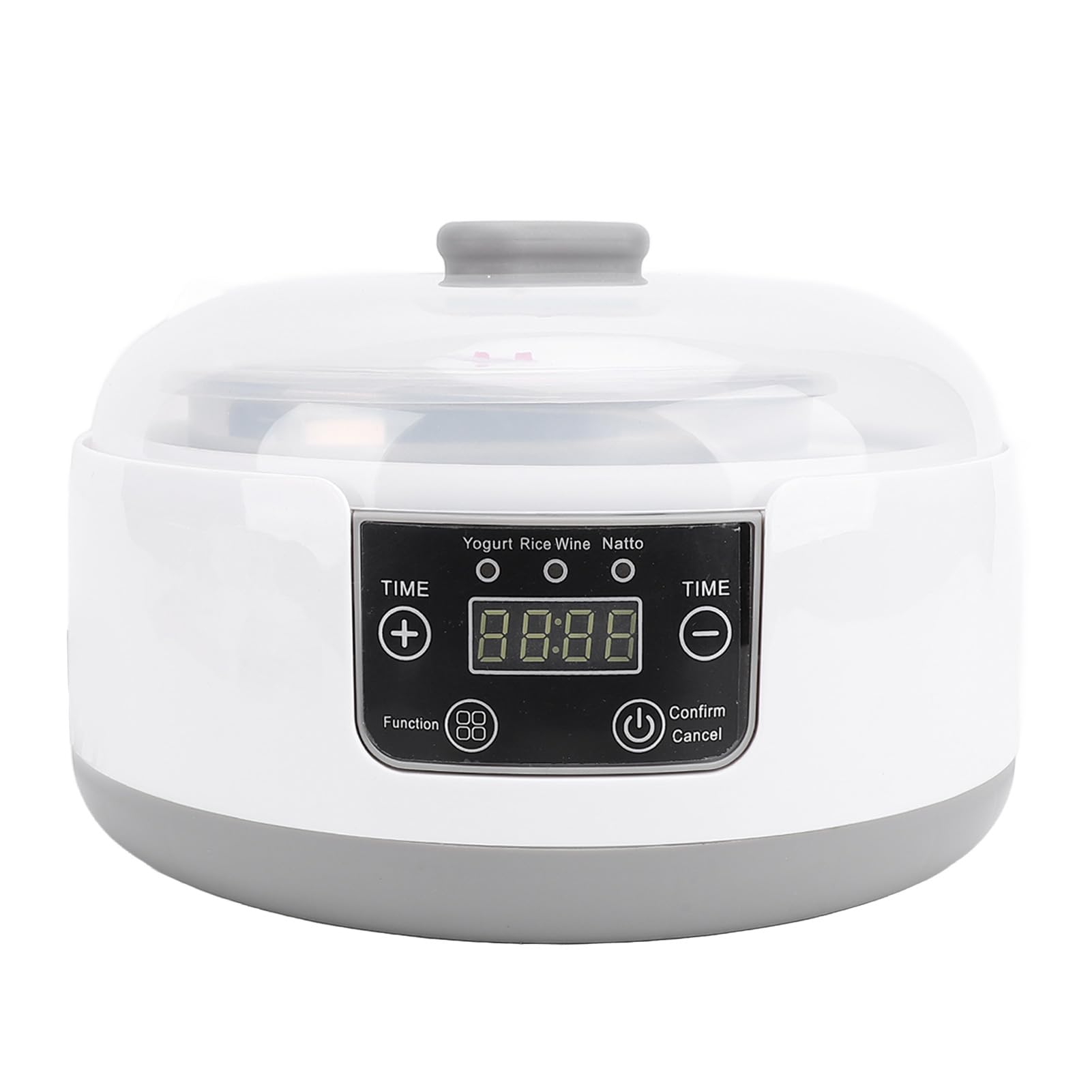 Electric Yogurt Maker Machine, 1.2L Homemade Yogurt Natto Maker, Home Yogurt Incubator with Glass Jar & Stainless Steel Liner, for Home Organic Yogurt, Cheese, Fruit Wine (US