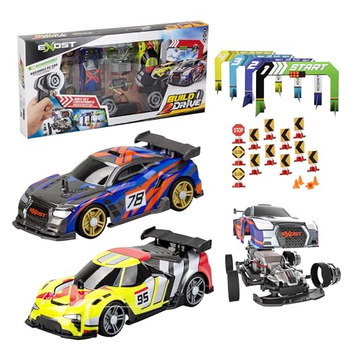 Silverlit Build 2 Drive RC Car Duo Set – Includes 2 Easy-to-Assemble Cars, 20 Snap-Together Parts, Custom Track Accessories, Fast 8km/h Speed, 2.4GHz Control, for Kids, Ages 6+ Silverlit Build 2 Drive RC Car Duo Set – Includes 2 Easy-to-Assemble Cars, 20 Snap-Together Parts, Custom Track Accessories, Fast 8km/h Speed, 2.4GHz Control, for Kids, Ages 6+