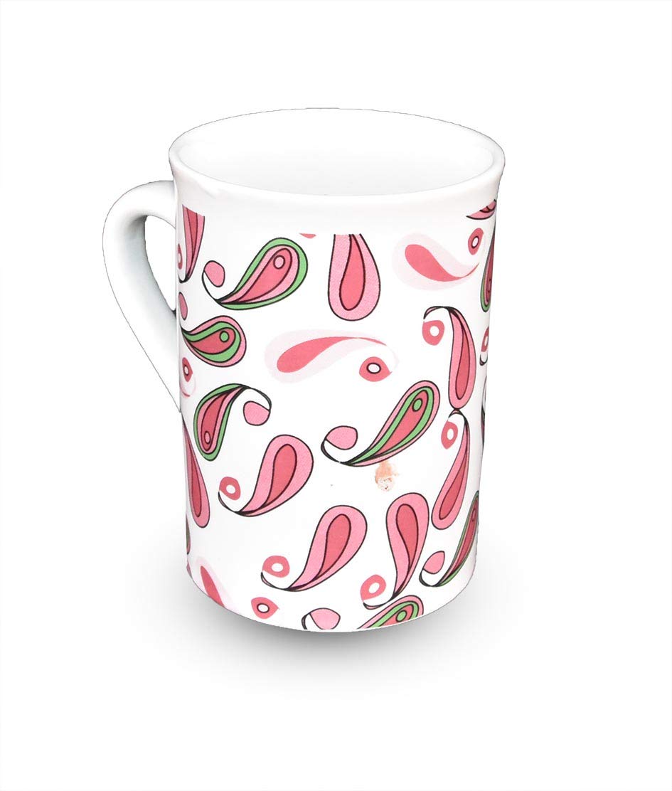 L.T.R Ceramic Mug Printed White and Red |Coffee Mug with Handle |Perfect for Cappuccino,Tea,Latte,Espresso,Hot Beverage