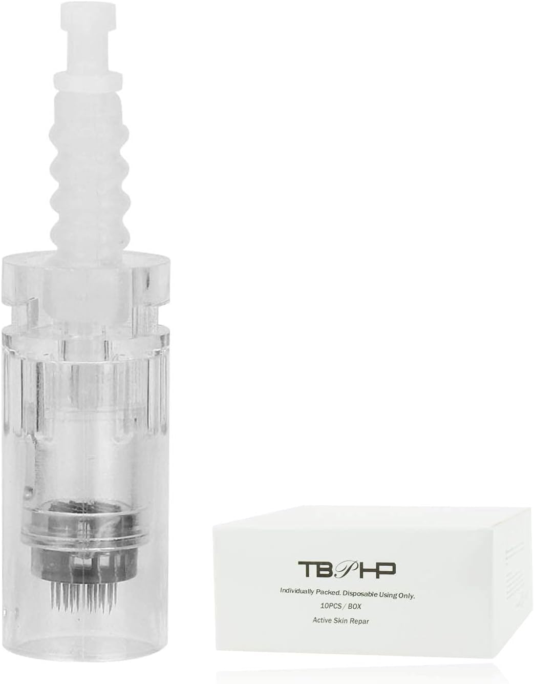 TBPHP 36 Pin Microneedling Cartridge, Dermaneedles for Automated DermaPen Blue Yellow Red (10 Pcs Bayonet Coupling Needle)