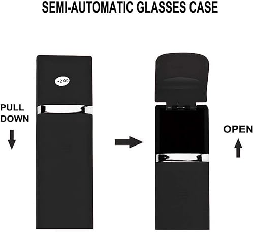 Miniatura 6 de Paquete de 2 lentes de lectura de medio marco para hombres y mujeres, ligeros para lectores de computadora con estuche portátil 2.50