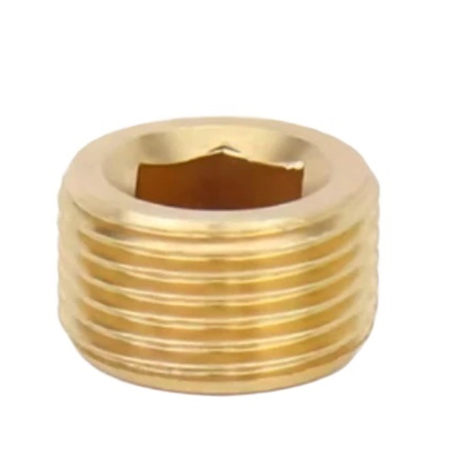 Epaknhgd Men's 5Pcs M12x1 1Pc Metric Thread Brass Pipe Fitting Plug Internal Hex