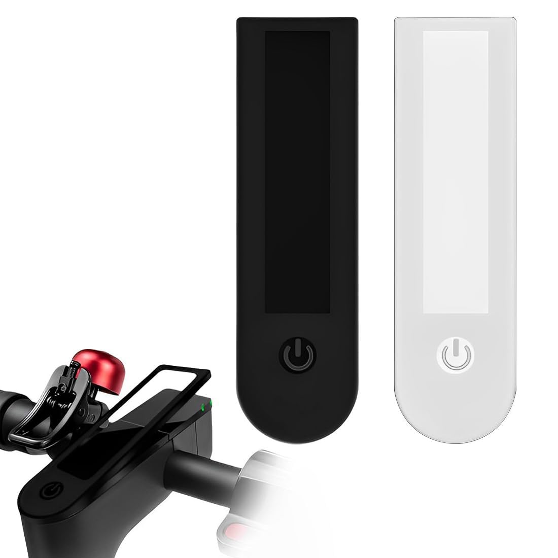 2 Piezas Cubierta de Lluvia para Tablero de Scooter, Cubierta de Pantalla de Tablero de Scooter, Accesorios Patinete para Xiaomi, para Xiaomi M365, 1S, Essential, Pro, Pro 2 Patinete