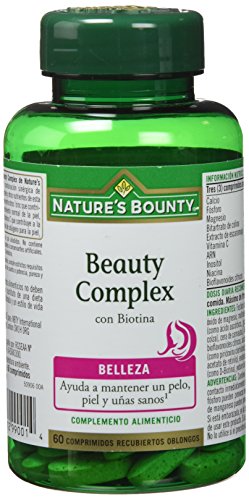 Nature's Bounty Beauty Complex com Biotina - 60 Comprimidos