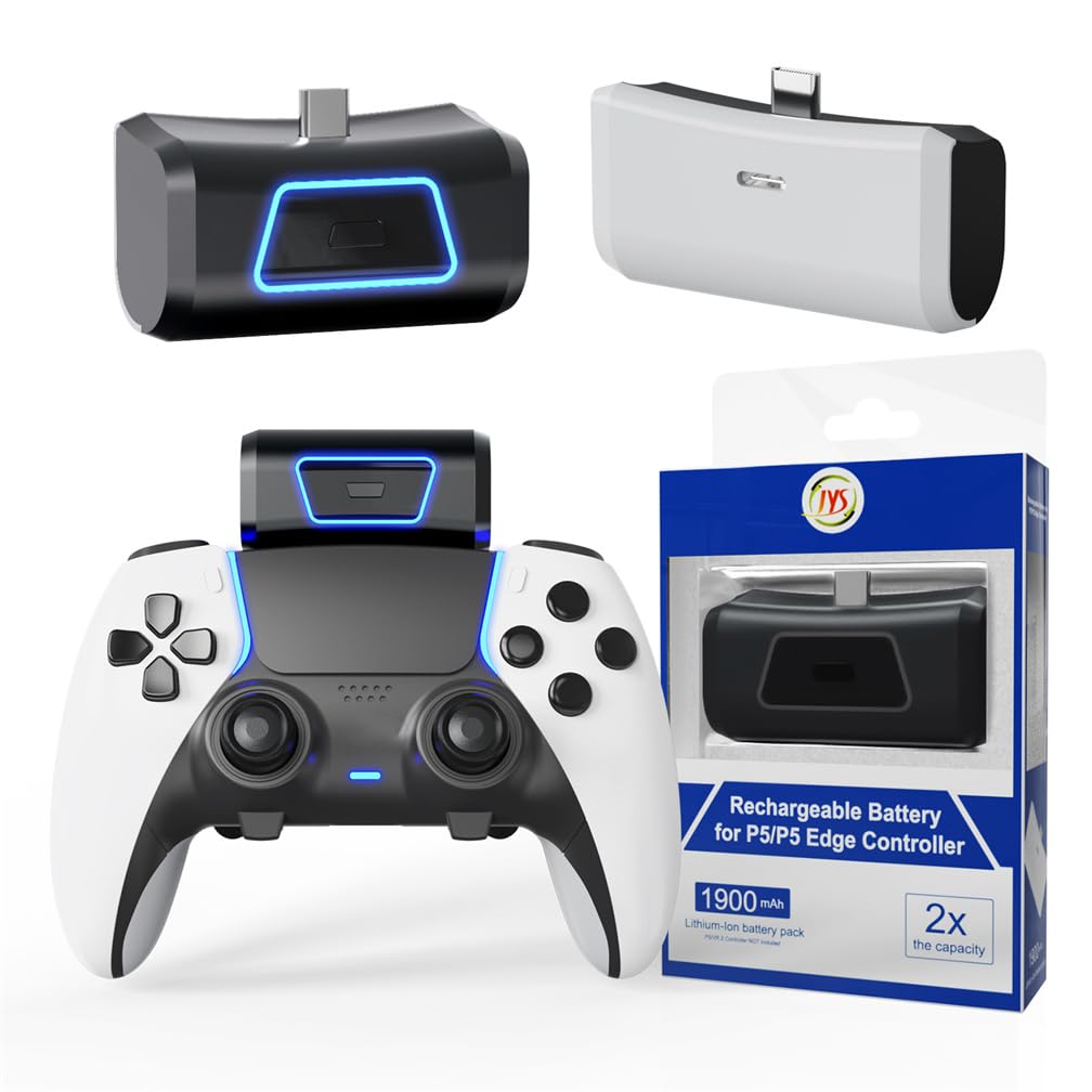 Chargeur de manette de jeu sans fil 1900 mAh pour manette de jeu PS5