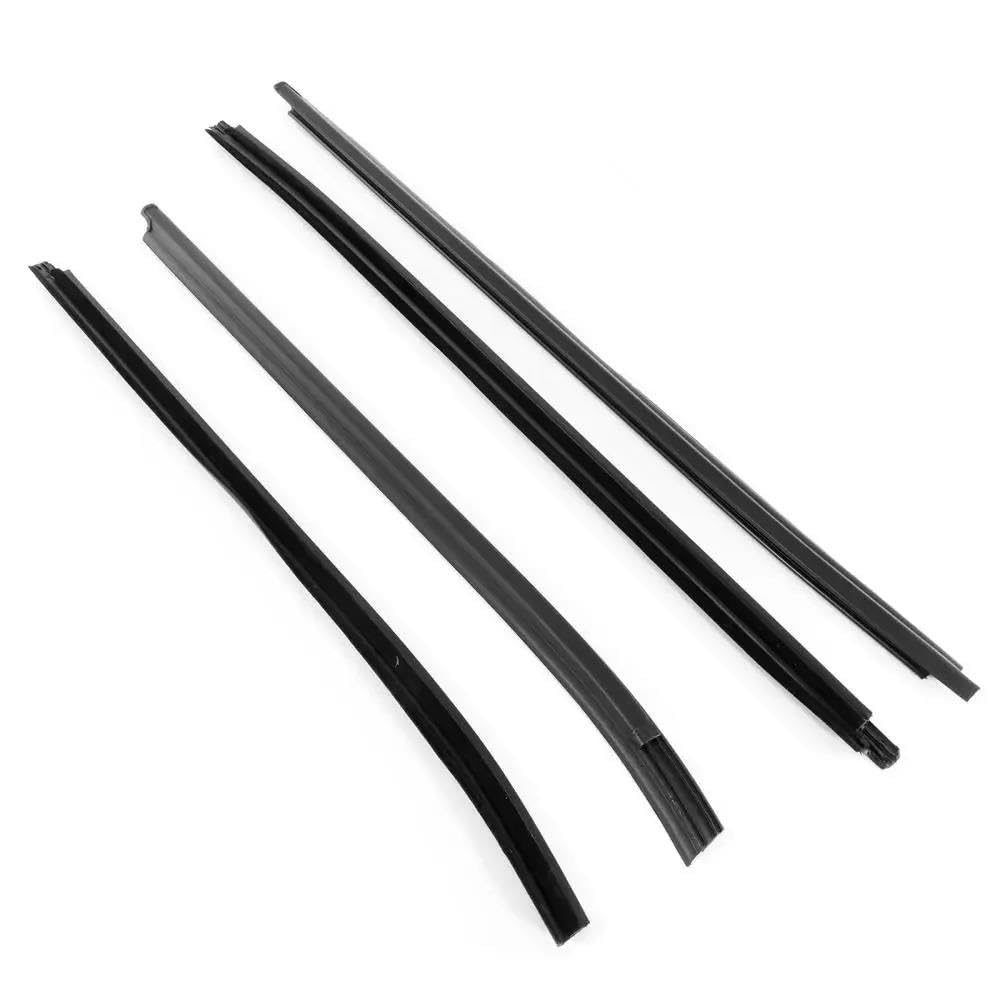 Gumowa uszczelka do drzwi samochodowych, 4 szt., listwa uszczelniająca do okien, do Toyoty, Hilux Sr5, Vigo Mk6, pickup, 4 drzwi, 05-15, listwa wykończeniowa, gumowe paski uszczelniające