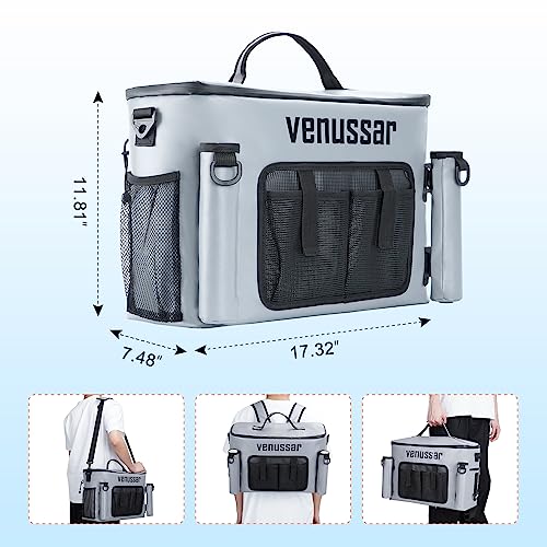 Kayak Cooler, Waterproof Kayak Seat Back Cooler For Kayaks With Single & Double Shoulder Straps, Kayak Accessories Cooler Bag, Portable Ice Chest Cooler For Fishing, Camping, Travel, Lunch, Beaches #TOP7