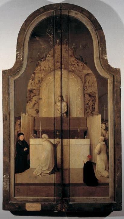 Toile Seven Deadly Sin: Greedy Bosch Affiche Salon Design Mystique 60x90cm