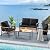 YITAHOME 4-Piece Patio Wicker Furniture Set with Wood Armrest, All Weather Rattan Conversation Furniture Sets for Backyard, Balcony, Deck w/Soft Cushions and Plastic Wood Table (Light Brown+Black)