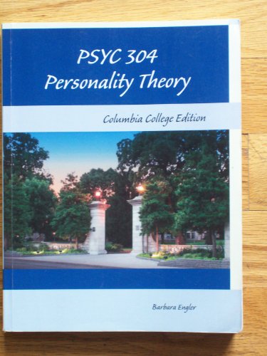 Personality Theory 0495831018 Book Cover