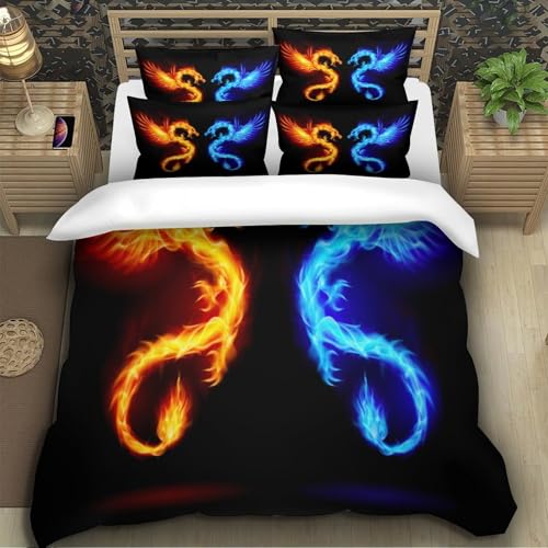 Parure de Lit Tigre 3D en Microfibre Douce Haute Densité - 5
