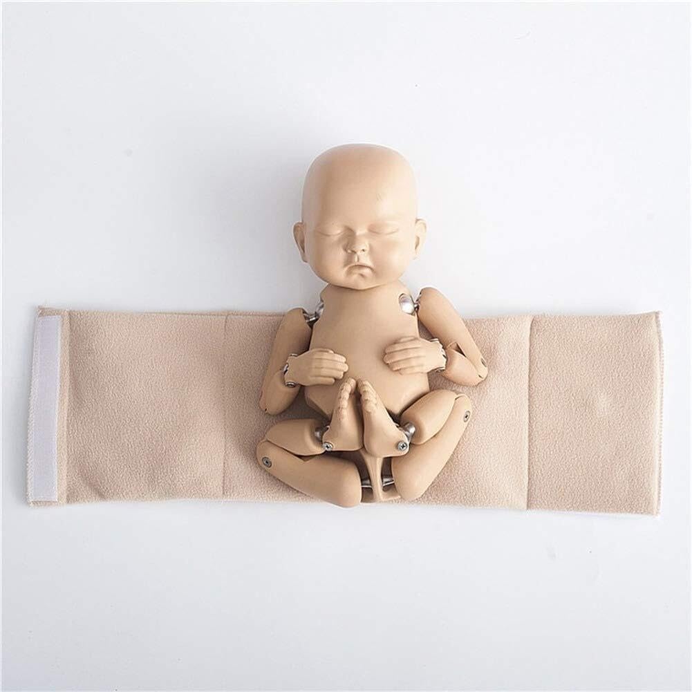 Bambola neonato in silicone snodabile con giunti sferici modello realistico per allenamento fotografico e pratica di posa