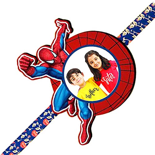 FUN2SHH Art Photo Rakhi 2 IN 1 Spider Man (Photo Rakhi Cum Fridge Megnet) Magnetic Rakhi Bracelet Rakhi Customized to Photo Printed Rakhi Multi Color Rakhi for Boys, Rakhi For Brothers (King Shape) (B08D3MDBGC) Amazon Price History, Amazon Price Tracker