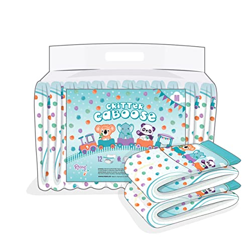 Rearz - Critter Caboose Lot de 12 couches imprimées pour adulte 8000 ml Cover