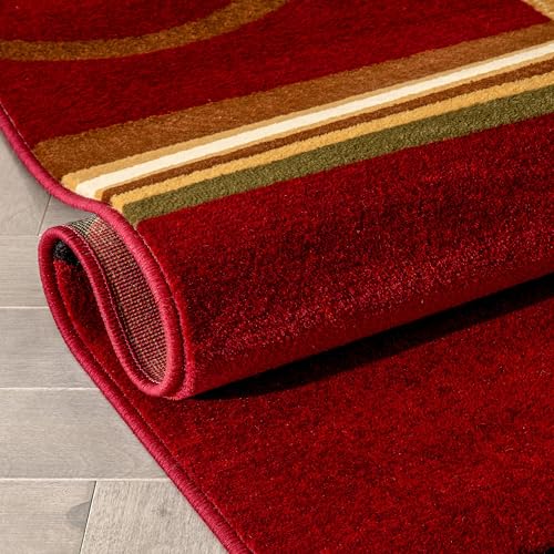 Tapete decorativo Well Woven Barclay rojo 160x99 cm miniatura 3