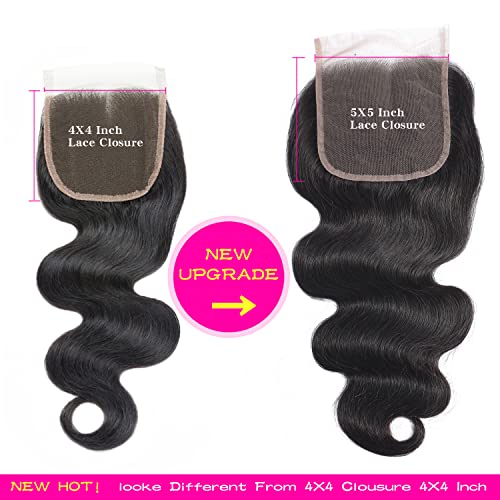 Selina Hd 5x5 lace closure brasileiro fechamento ondulado fechamento lace lace lace hair humano não