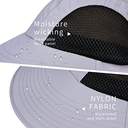 Sun Hat for Men Women with Neck Flap,UPF 50+ UV Protective Hiking Fishing Hats,Wide Brim Sun Hat for Women&Men - Image 5