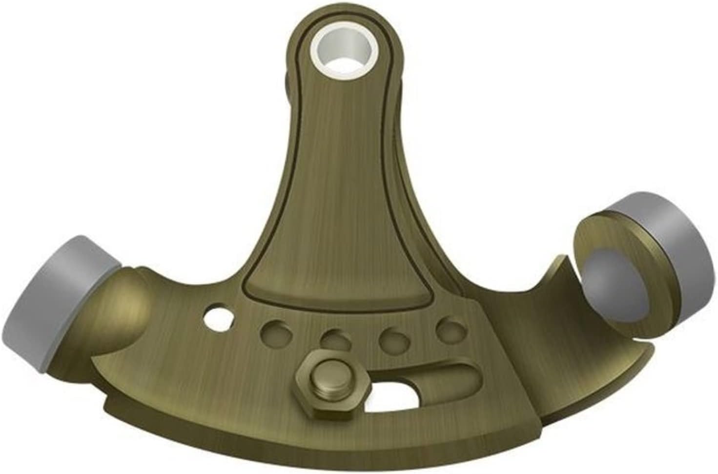Deltana HPA69CR003 Hinge Mounted Adjustable Solid Brass Hinge Pin Stop