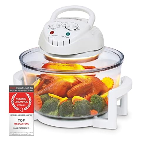 TZS First Austria Halogenofen, weiß 12-17 Liter Cover