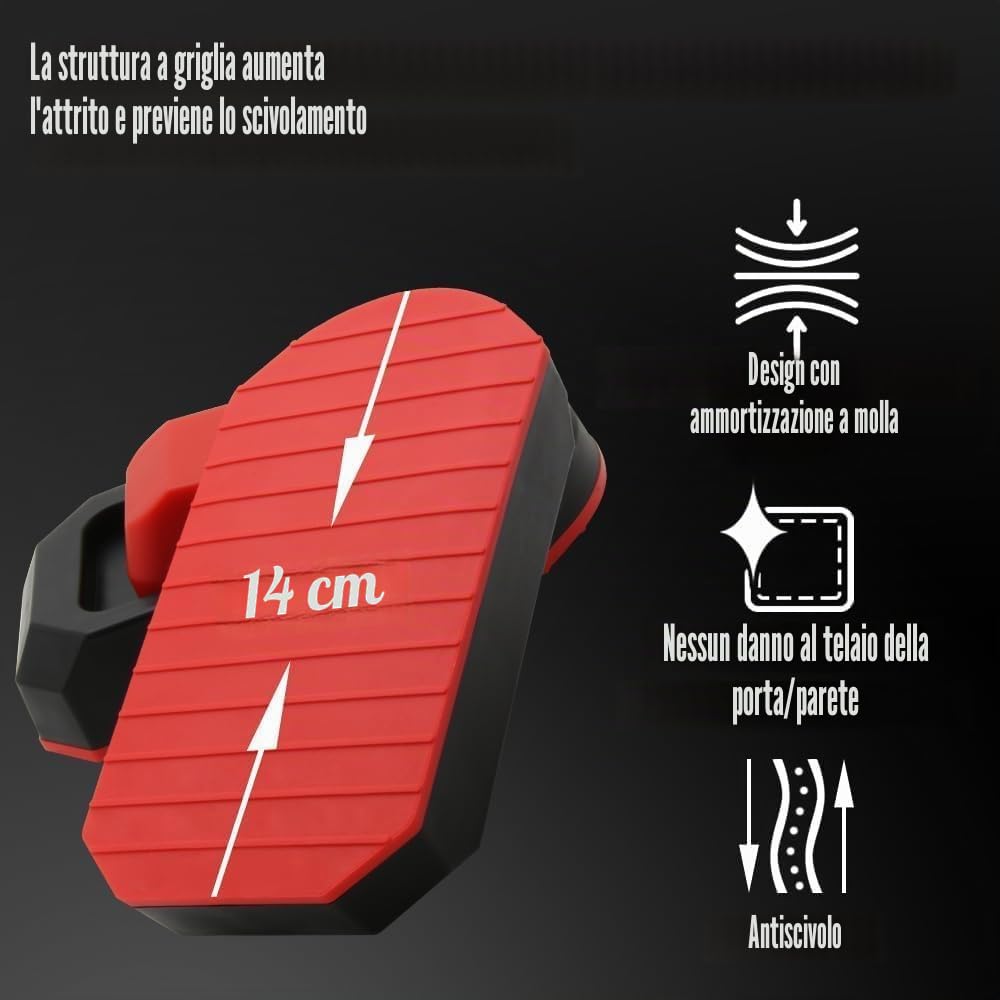 Barra per trazioni per telaio della porta, 70-90 cm/90-110 cm, senza viti, carichi fino a 250 kg