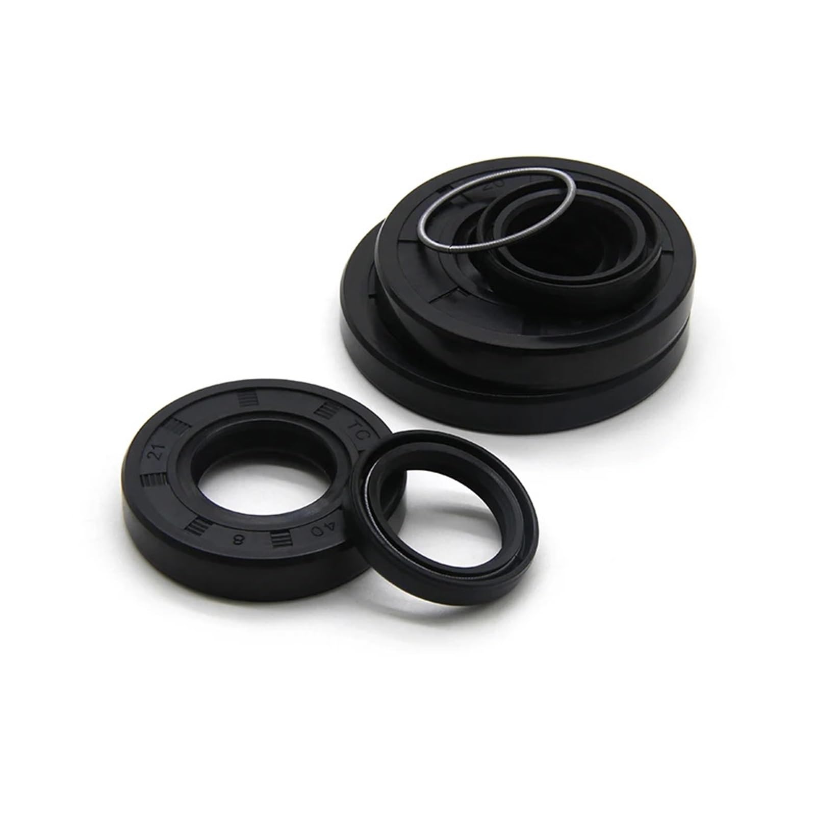 Juntas de Aceite para Ejes, Sello de Aceite ID de 20mm, Caucho de nitrilo de Doble Labio TC-20, 20x(27-52) x(5-12) mm, Paquete de 2 o 5(5pcs,20x50x10mm)