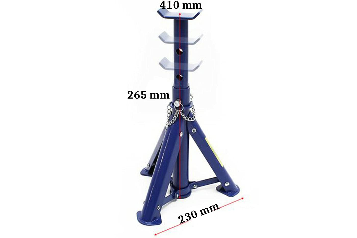 Coppia cavalletti Auto 3T Gambe Pieghevoli Portatile 365mm Supporto Solleva Auto