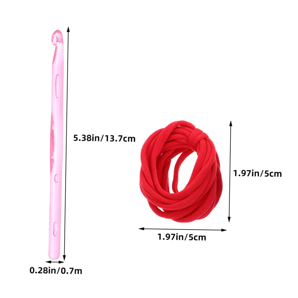 DOITOOL Weaving Loom Loop Bands 1 Set Craft Loops Refill for DIY Potholder Art Projects