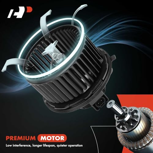 Image of A-Premium Front HVAC Heater Blower Motor with Fan Cage | Compatible with 2007-2014 Chevrolet Silverado, Tahoe, Suburban, Avalanche & GMC Sierra, Yukon & Cadillac Escalade & Hummer